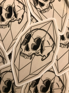 Crystal Skull Sticker