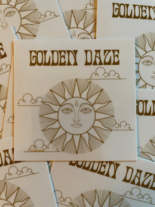 Golden Daze Sticker