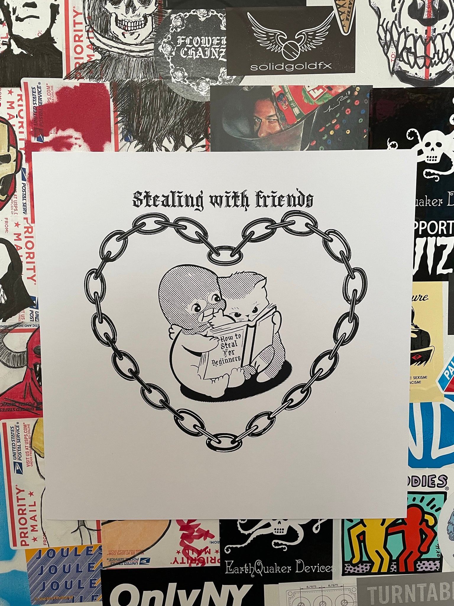 Stealing With Friends Print