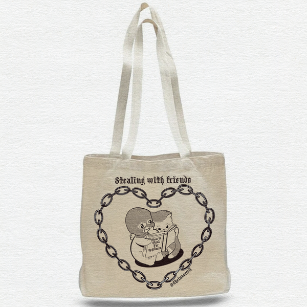 Stealing With Friends Tote Bag